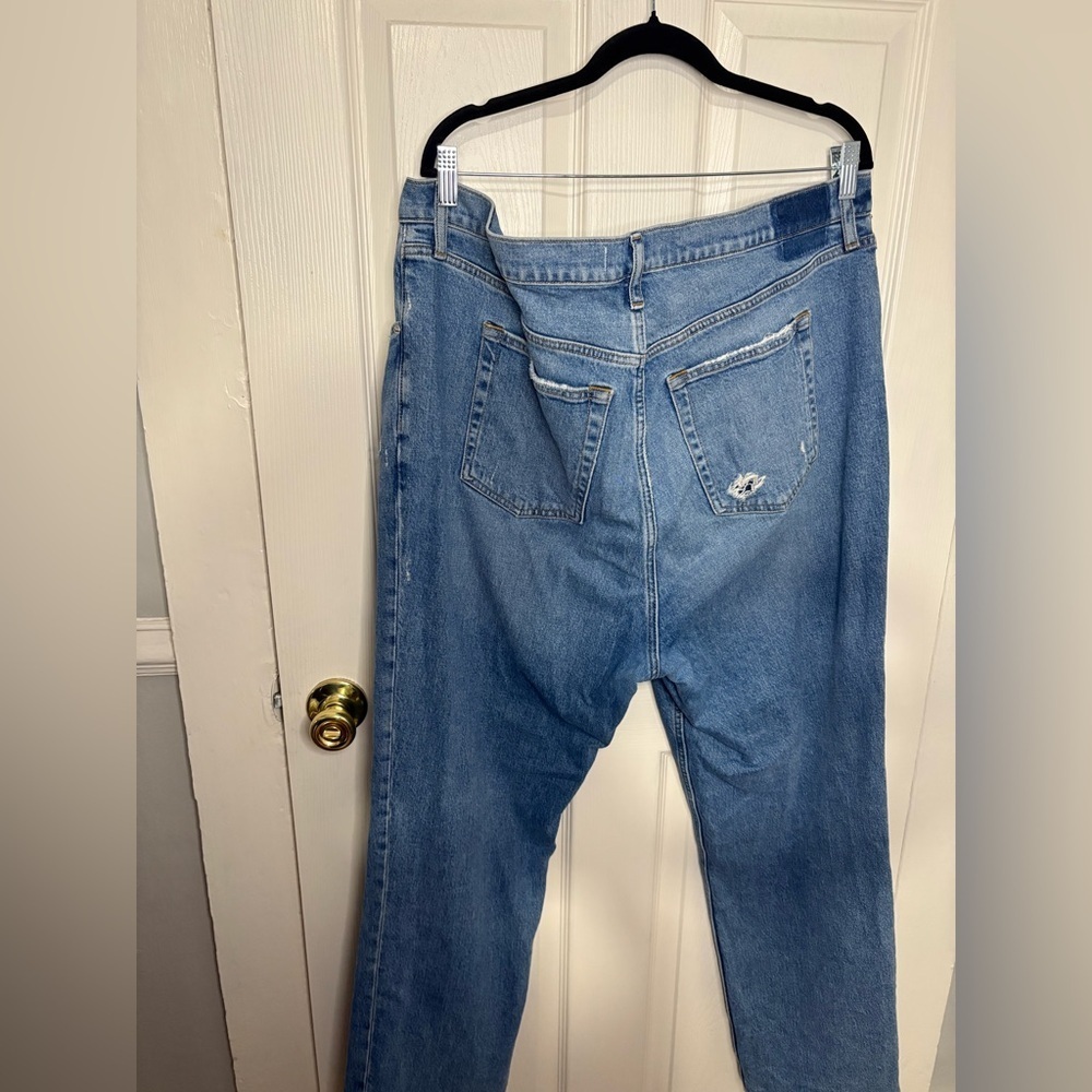 Abercrombie & Fitch 90s Straight Ultra High Rise Jeans – Size 20 (35) - Picture 8 of 12